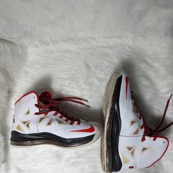 Nike LeBron x + Men\'s white Red Black Size 9 main image 11